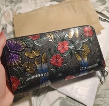 Women Lady RFID Leather Wallet Long Clutch Card Holder Purse Pocket Handbag Gift