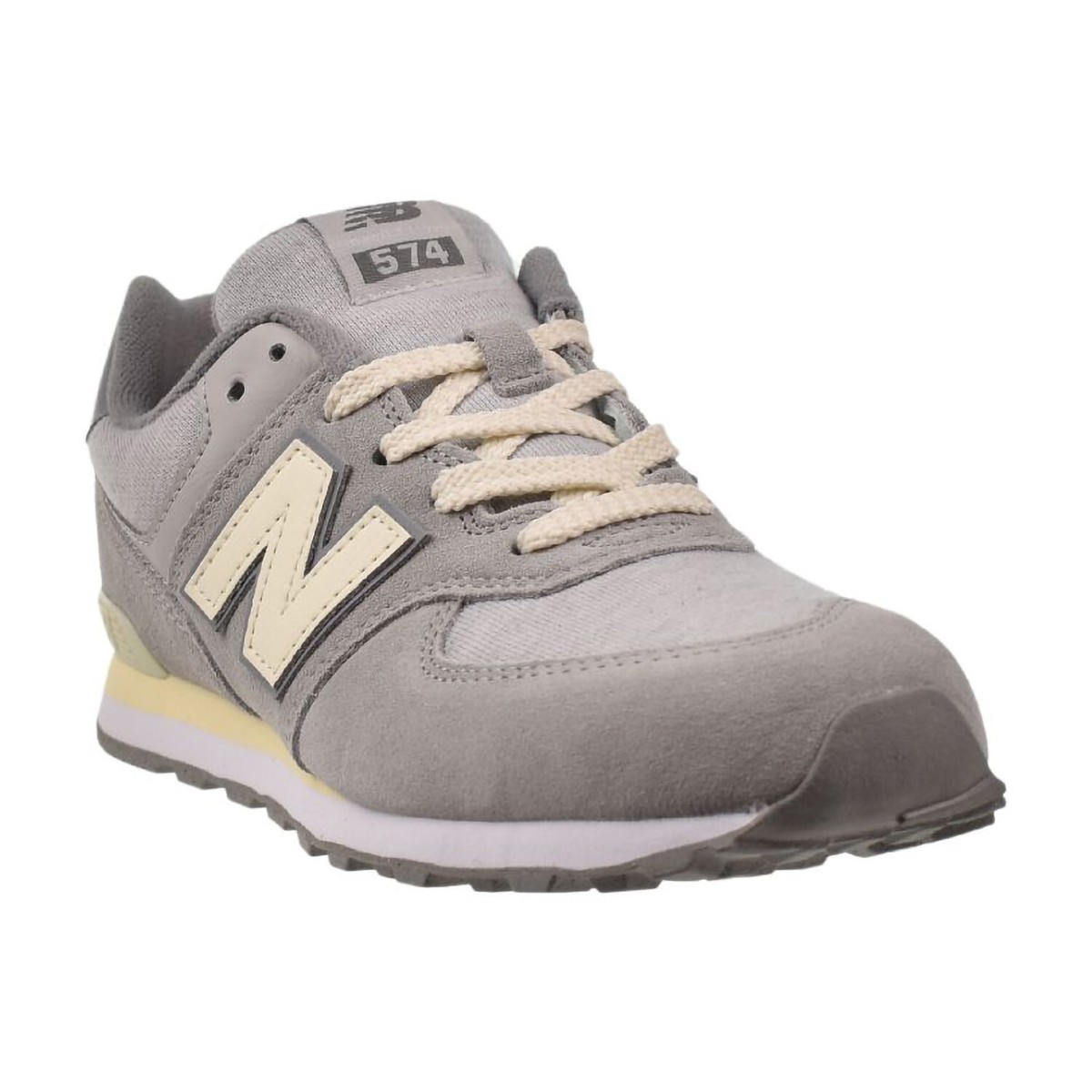 New Balance 574 Big Kids' Shoes Grey-White GC574-GBG | eBay