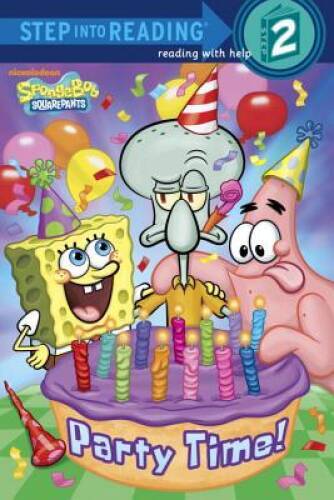 Party Time! (SpongeBob SquarePants) (Step into Reading) - Paperback - VERY GOOD
