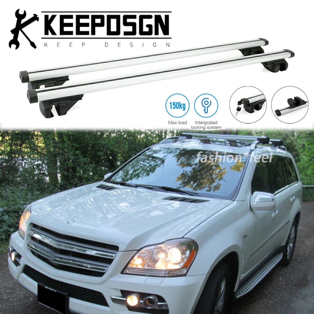 For Mercedes Benz GL350 2014 2019 Roof Rack Cross Bar Rail Luggage Cargo Carrier