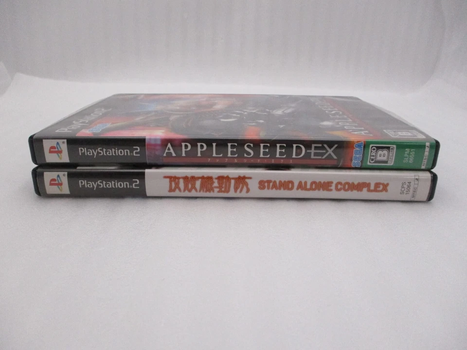 PS2 APPLE SEED EX & GHOST IN THE SHELL STAND ALONE COMPLEX 2Games Japan import - Image 3 of 4