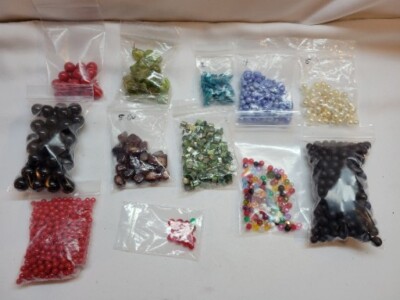 Beads Jewelry Making Pound Plus Lot Colorful Mix of Big And Small