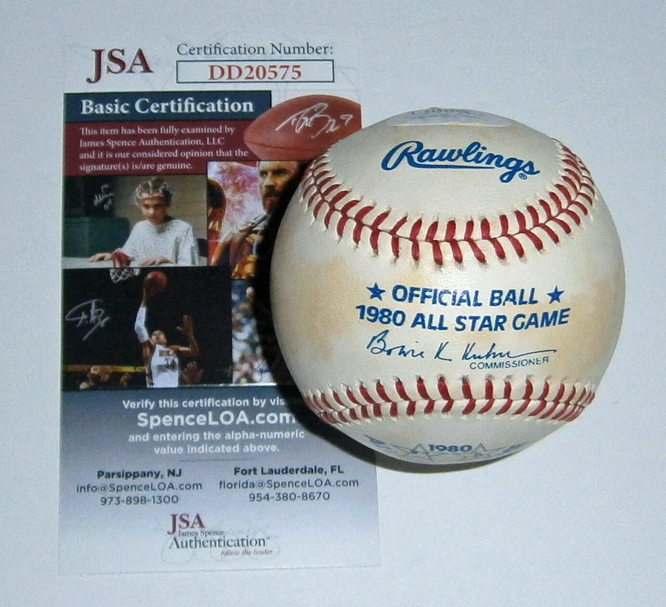 BREWERS Paul Molitor signed 1980 All-Star Game baseball JSA COA AUTO Autographed - Image 2 of 3