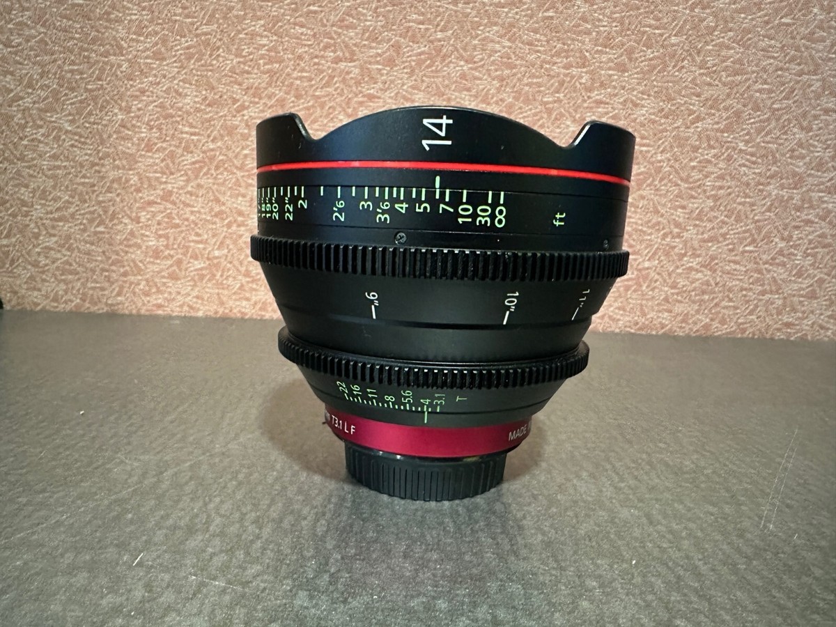 Canon CN-E 14mm T3.1 L F Cinema Prime Lens (EF Mount) | eBay