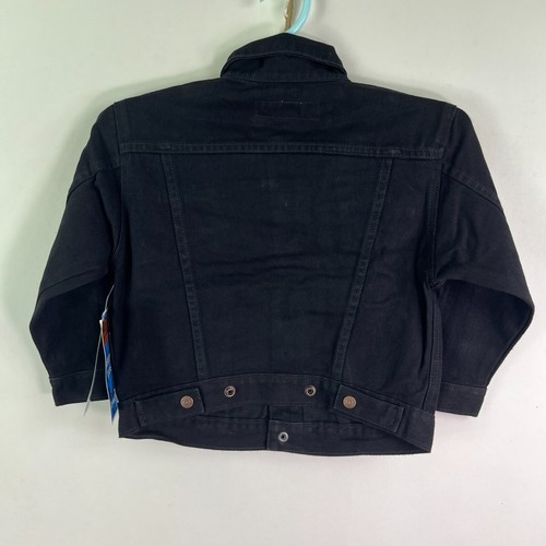 Jordache Denim Black Denim Jacket Boys Size M - Picture 5 of 6