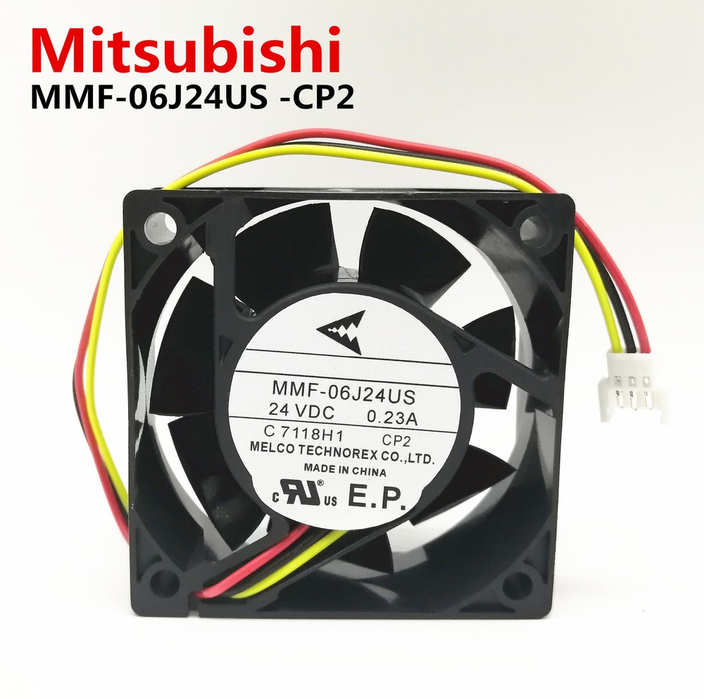 MMF-06J24US CP2 6025 Lüfter – 24VDC, 0.23A, 3-Pin, NEU, Für Inverter-Kühlung