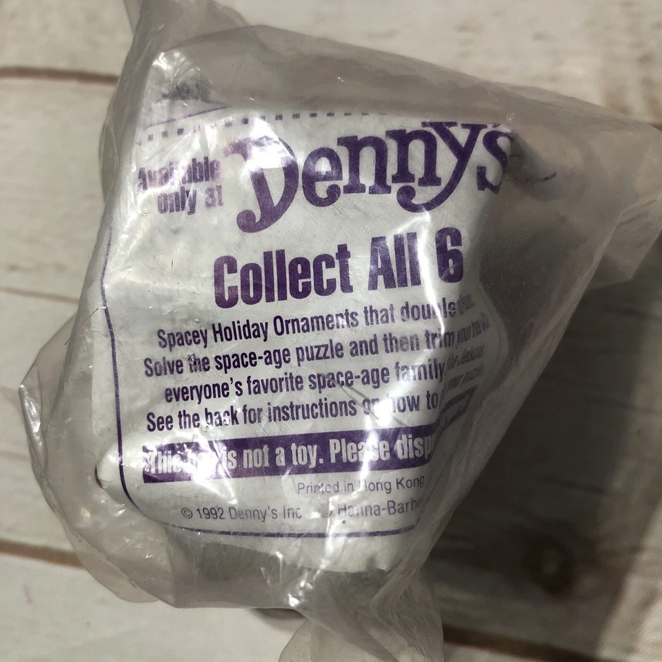Denny's 1992 The Jetson's Toys Puzzle Adornos Púrpura Juego de 5 Foto 3 de 3