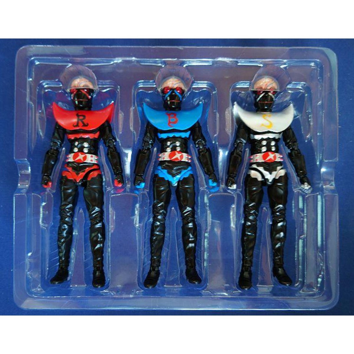 S.H.Figuarts Kikaider 01 RED BLUE SILVER HAKAIDER 3-piece Set