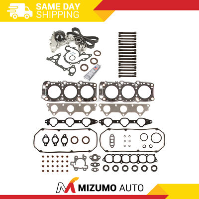 Head Gasket Set Timing Belt Kit Water Pump Fit 95-00 Chrysler Dodge VIN H, N