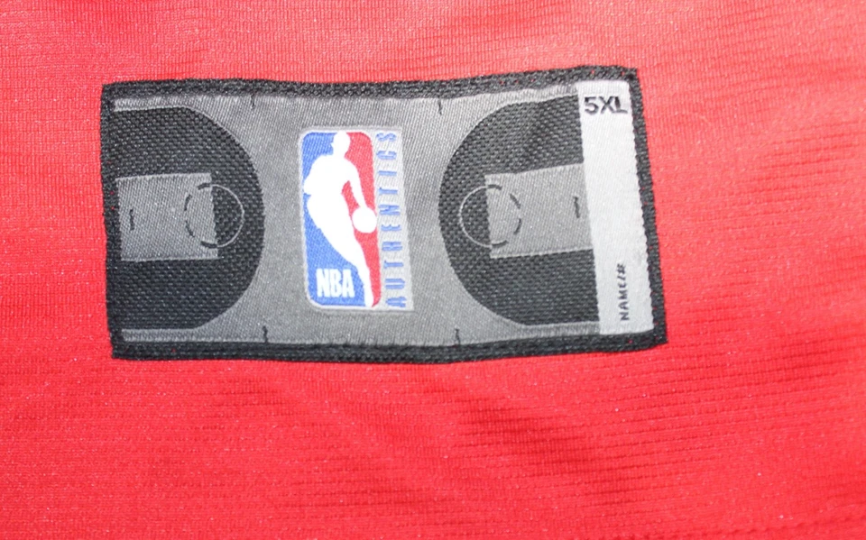 Camiseta deportiva de baloncesto de la NBA Toronto Raptors Serge Ibaka #9 Big 5XL Fanatics roja Foto 4 de 4