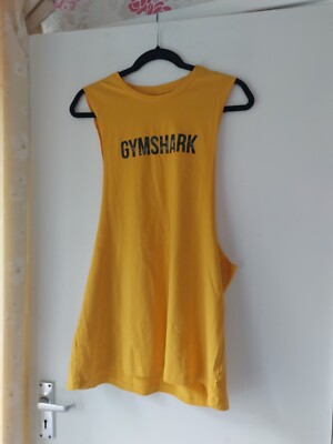 Gymshark APOLLO FÜLLE TROPFARM TANK Safran gelbGRÖSSE L A3A3E-YBCD NEU IN PACKUNG
