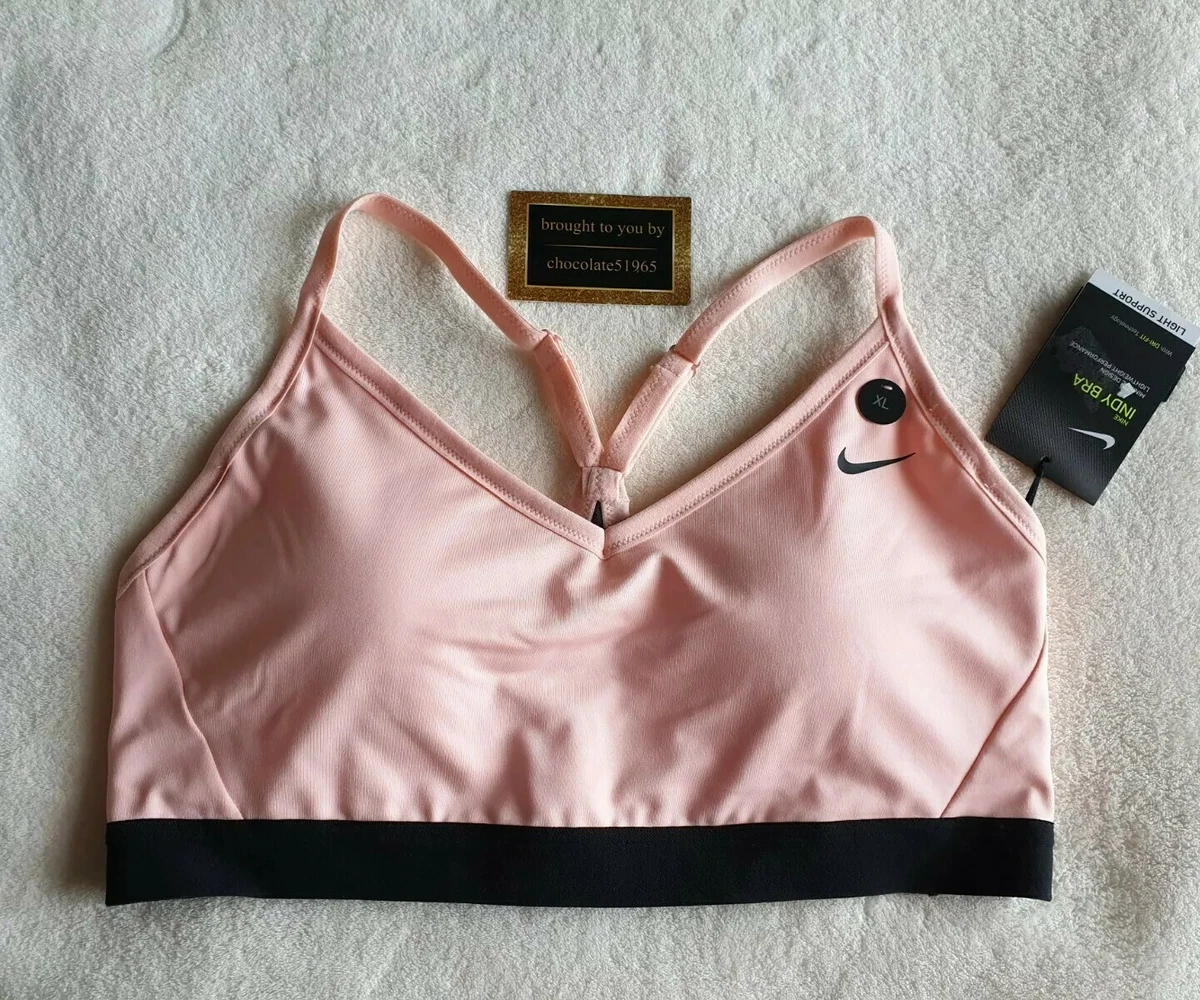 NEW NIKE INDY PLUS SIZE LIGHT SUPPORT PADDED DRI-FIT SPORTS BRA