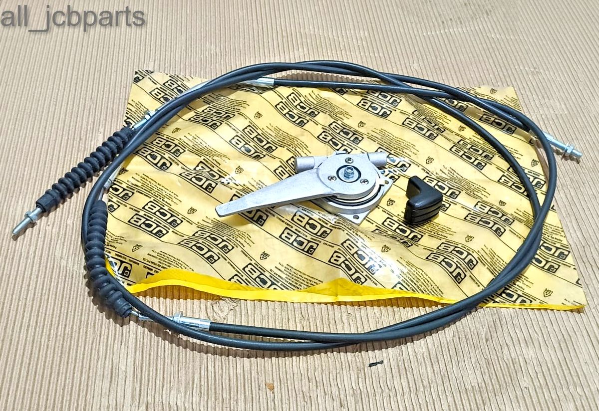 Genuine Jcb Throttle Cable Assembly With Lever And Knob (Part No