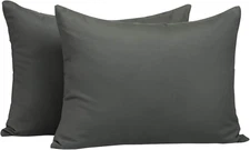 NTBAY Zippered Toddler Pillowcases Set of 2, 100% Brushed Microfiber 13X18 Pillo