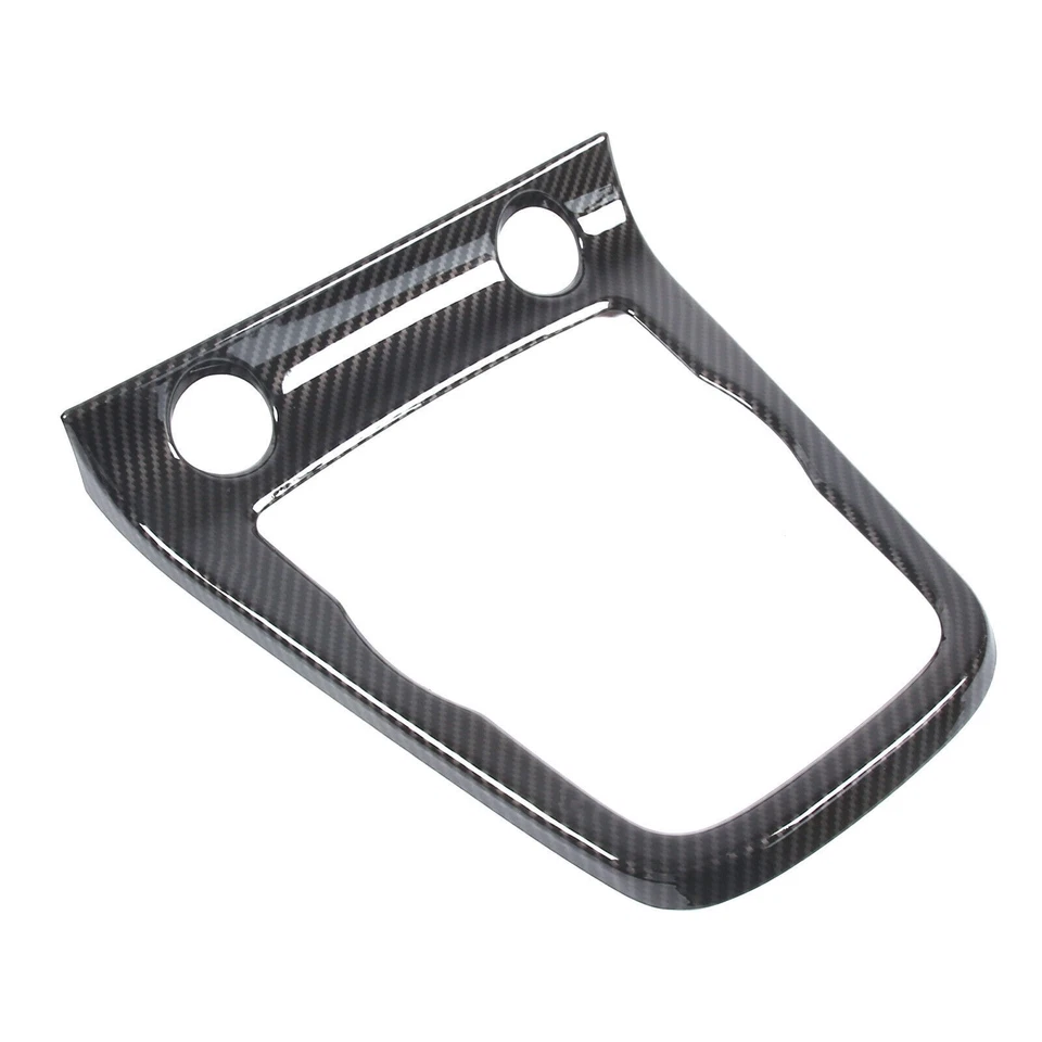 Juego de 3 cubiertas interiores de tablero de fibra de carbono ABS para Jaguar F-type 2013-2024 Foto 3 de 4