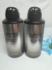 1 pc Bath Body Works GRAPHITE Deodorizing Body Spray for Men 3.7 fl oz