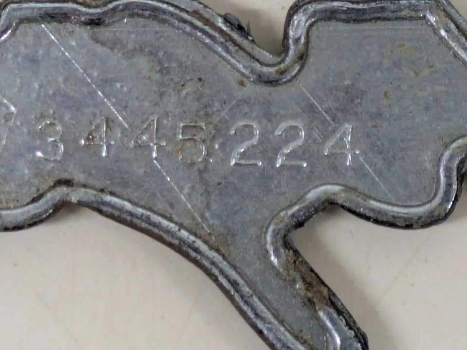 OEM Mopar 1970-74 Dodge "Challenger" Front Fender Emblem P/N #3445224 Original - Image 3 of 4