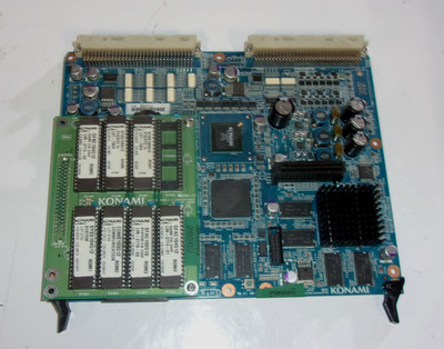 Konami Slot Machine CPU Motherboard + Stacked 7's - Working machine system pull