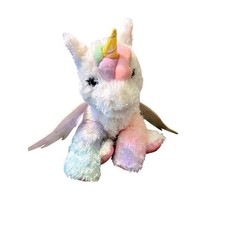 Barbie Dreamtopia Kiss and Care Unicorn Plush White Rainbow Lights and Sounds