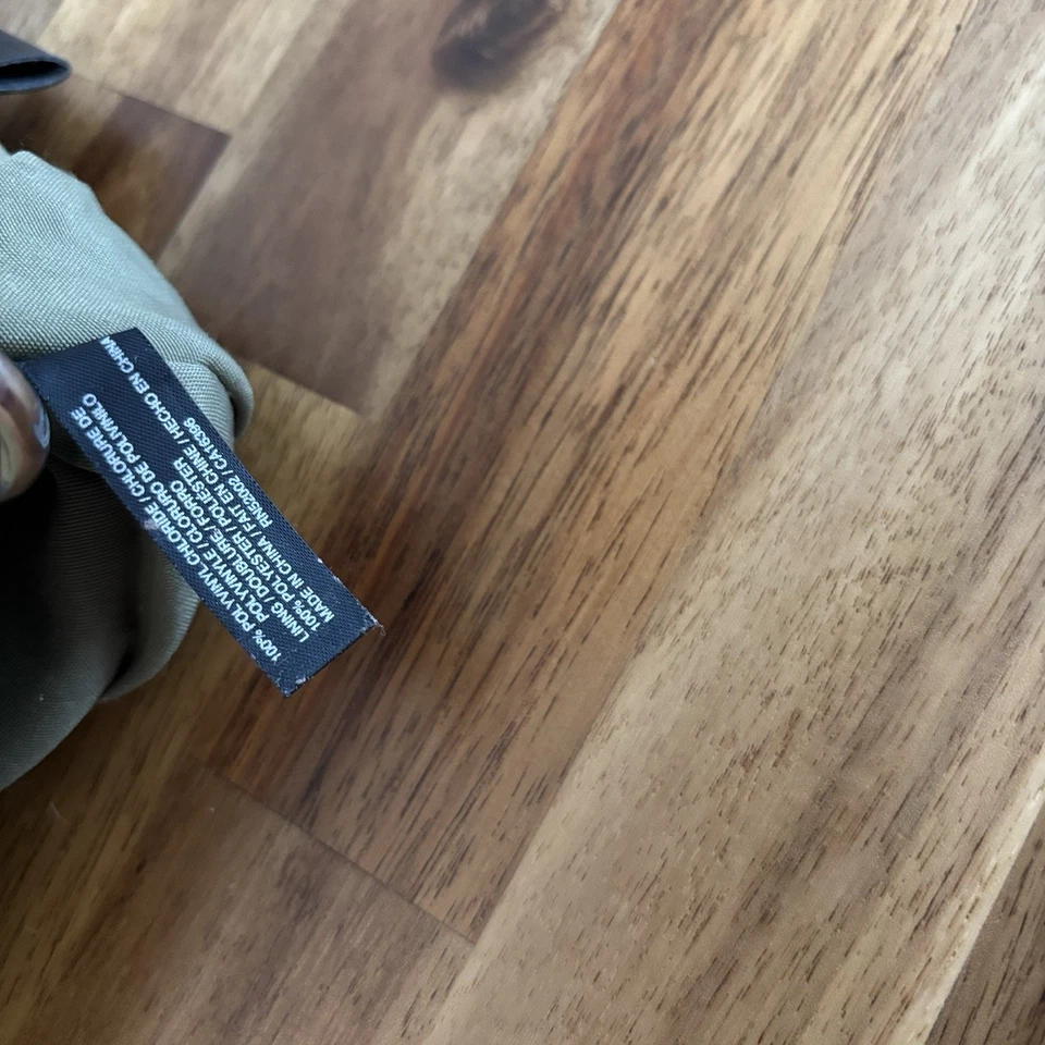 Liz Claiborne зеленый искусственной кожи маленький багет мини сумочка на плечо Y2K 2000-х - Изображение 3 из 4