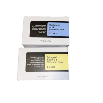 COSRX  Hyaluronic Acid Intensive Cream Advanced Snail 92 All In One Lot Of 2 100