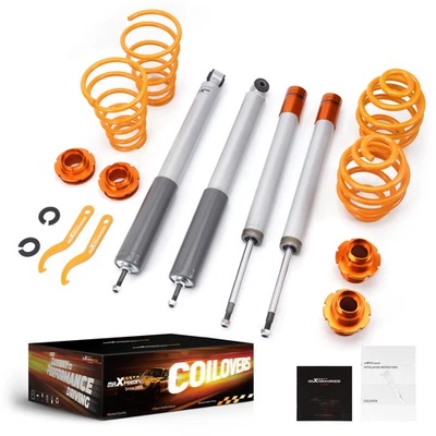 MAXPEEDINGRODS Kit Assetto a Ghiera Ammortizzatori for BMW E30 1982-1991 316 318i 323i 325i