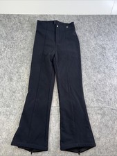 NILS Snow Pants Womens 4 Long Black Softshell Entrant Insulated Stretch Ski