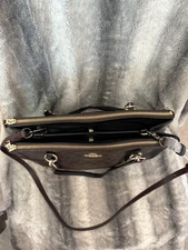 COACH Carryall Signature Crossbody Large Handbag- after market crossbody strap