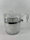 Vintage Pyrex Glass Percolator 9 Cup Flameware 7759-B Coffee Pot Maker Missing 1