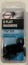 DANCO 88570  "0" Rubber Flat Washers-17/32" O.D. New FREE SHIPPING