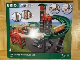 BRIO Lagerhaus Set mit Aufzug Lift & Load Warehouse Set Originalverpackt