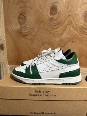 Mercer Amsterdam Brooklyn - White/Court Green US size 10 (EU 43) Made In Italy