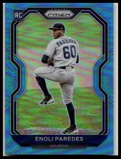 2021 Panini Prizm #211 Enoli Paredes Carolina Blue Prizm