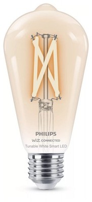Philips by Signify Smart LED klar 7 W (entspr. 60 W) ST64 E27 LED Intelligentes