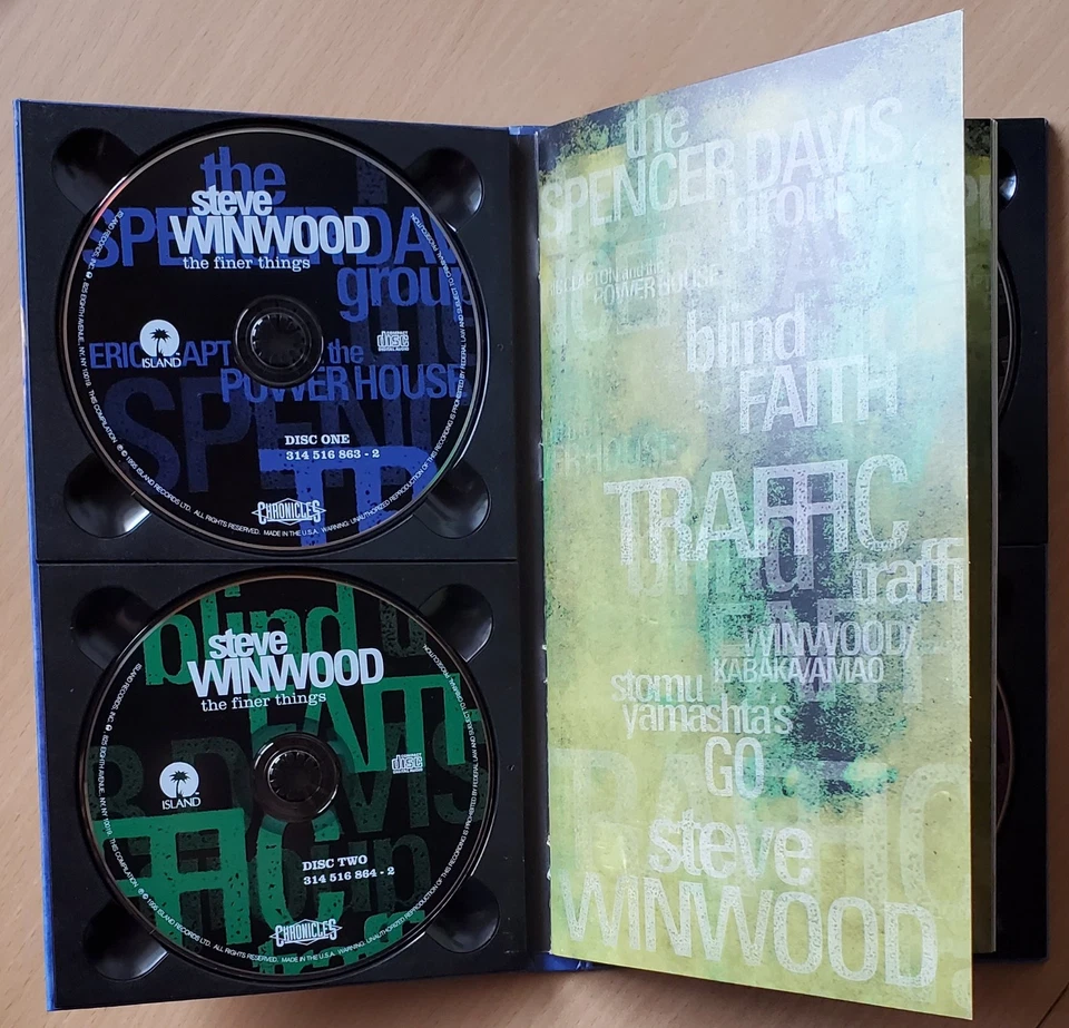 Steve Winwood – The finer things, 4-CD-Longbook, ISLAND 314 516 860-2 - Bild 3 von 4