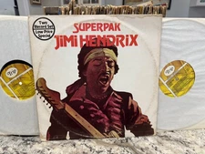 JIMI HENDRIX SUPER PAK NEAR MINT- NM- 2X VINYL LP SET - PLAYS AWESOME LOWEST $$