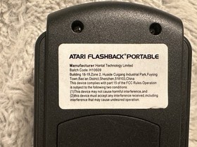 Atari Flashback Black Portable Built-In Games Handheld Video Game Console Works