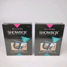 Vintage 1991 Burnes Showbox Photo Viewer 2-Pack Charcoal 3.5 X 5 Switzerland New