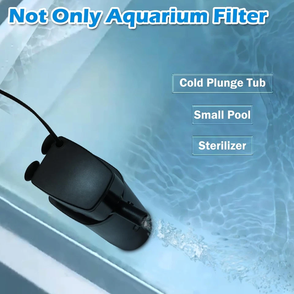 Aquarium U-V Filter 300GPH for Large 80-200 Gal Fish Tank Pond, Powerful Interna - Image 4 of 4