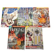 Rug Hooking Magazines 2016 Complete Year Lot Of 5 Issues 2 With Pull Out