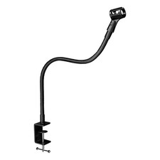 24 Flexible Gooseneck Microphone Stand with Desk Clamp for Podcasting Streaming