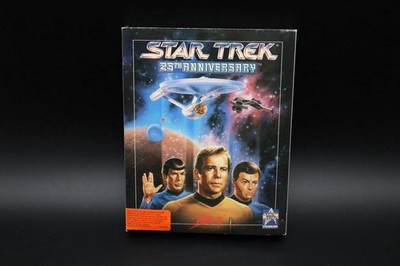 Star Trek 25th Anniversary MS-DOS Big Box PC Game Complete 8 Disks Interplay