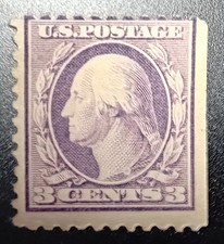 1908 GREEN George Washington  3 Cent  Stamp US Postage RARE en Neuf !!!