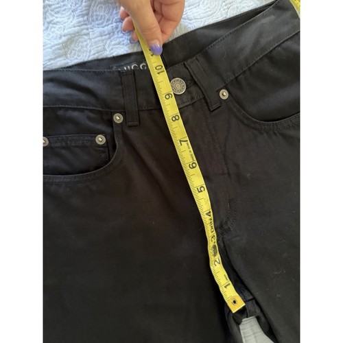 Vintage Zamasport For Gucci 1990s Black Denim Straight Leg Jeans Sz 38 XS - Afbeelding 8 van 9