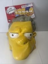 The Simpsons Official Moe Szyslak Latex Mask Cosplay Adult Size