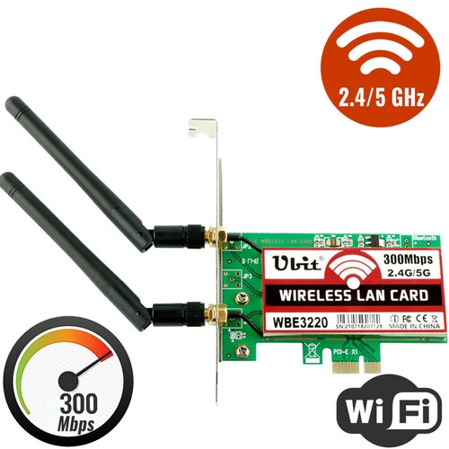 WLAN-Netzwerkkarte Mini PCI-E auf Mini PCI-E 1X Desktop AdapterAntenn - Afbeelding 2 van 7