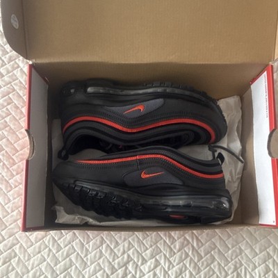 Nike Air Max 97 Black Anthracite Picante Red Men's Sneakers 921826-018