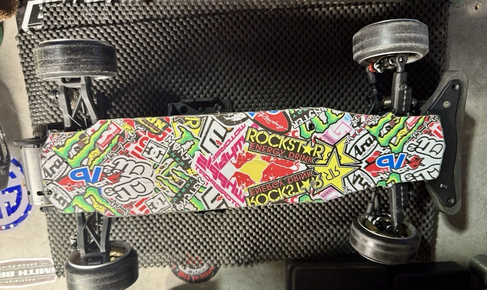 1/10 RC DRIFT ARTR YOKOMO YD-2 Plus Carbon Graphite CUSTOM chassis SET - Image 4 of 4