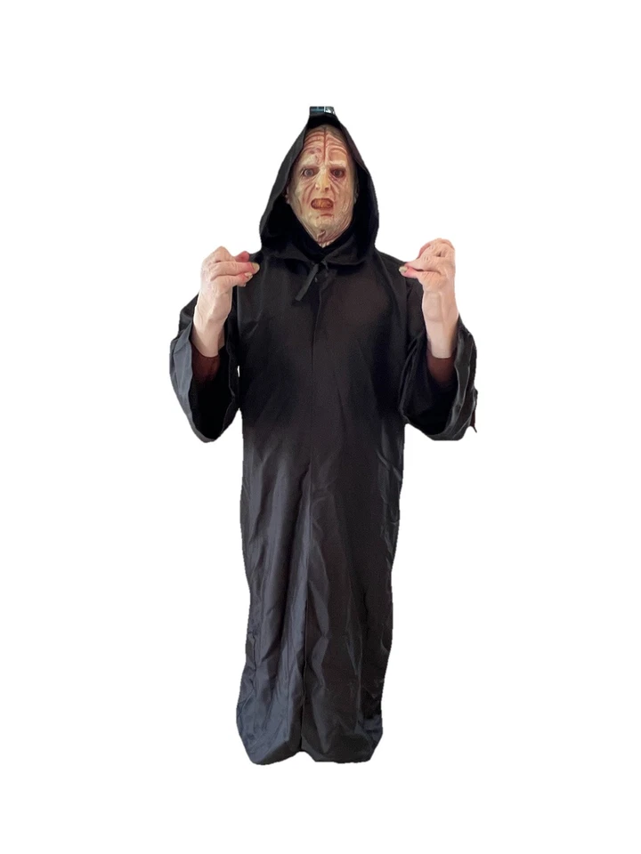 Emperor Palpatine Costume Cloak Hands Mask Darth Sidious Star Wars Rubies Deluxe - Image 4 of 4