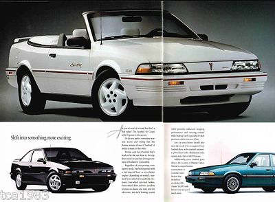 ポンティアックカタログ3冊セット 1994 Pontiac Model Range Catalog Brochure Prospekt 100 pages